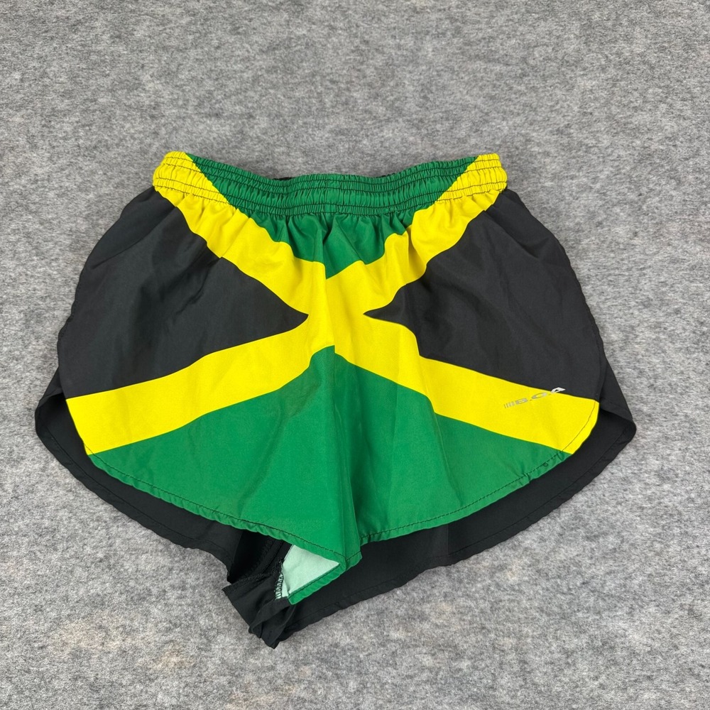 BOA Elite Split Shorts 1.5" Lined Jamaica Flag Womens Small S